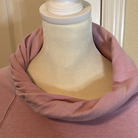 Zella Pink Rolled Neck Detail Sweatshirt - Picture 2 of 11